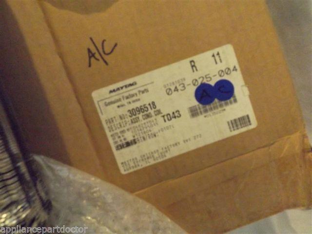 AMANA AIR CONDITIONER 3096518 Assy, Cond. Coil NEW IN BOX AMANA AIR CONDITIONER 3096518 Assy, Cond. Coil NEW IN BOX